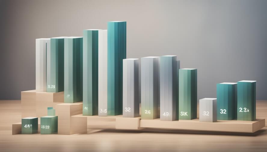 A clinical psychologist's salary in Australia is depicted through a bar graph showing varying income levels